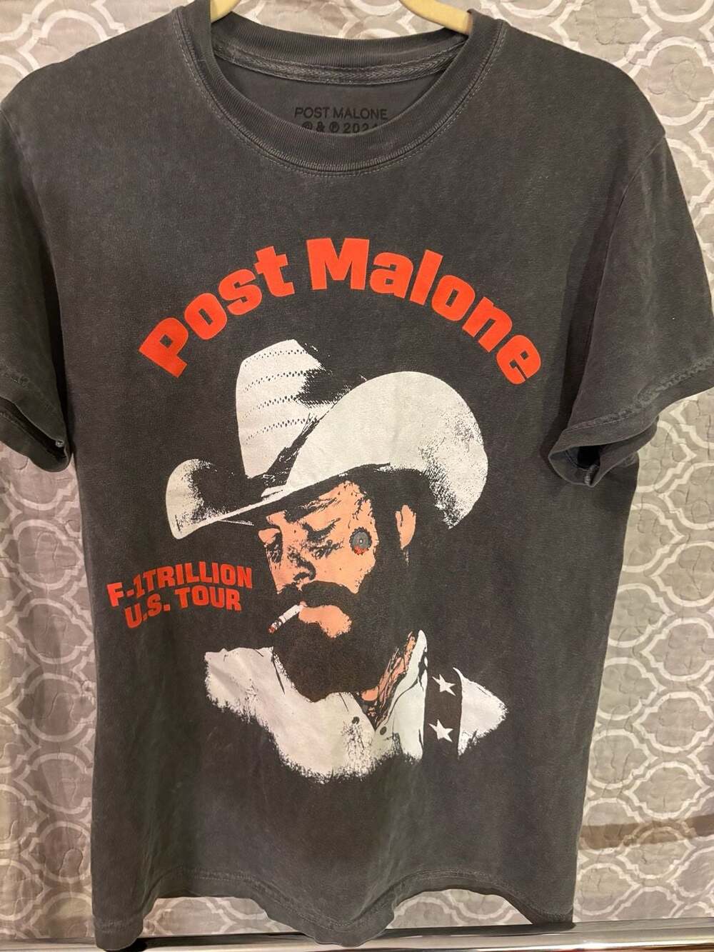 Post Malone F-1 Trillion U.S. Tour 2024 T-Shirt Size S